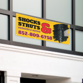 Shocks And Strutsサービスのカスタムバナー 横断幕 (ビルの外側)