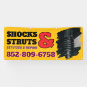 Shocks And Strutsサービスのカスタムバナー 横断幕 (横)