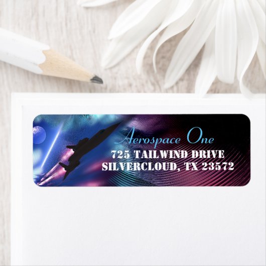 Shockwave II SR-71航空機ラベル ラベル (インサイチュ)