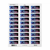 Shockwave II SR-71航空機ラベル ラベル (フルシート)