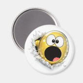 Shocky 3D Emoji Round Magnet マグネット (正面/裏面)