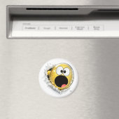 Shocky 3D Emoji Round Magnet マグネット (インサイチュ (食洗機))