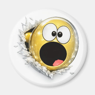 Shocky 3D Emoji Round Magnet マグネット