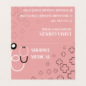 Shodwe Medical - モダン医療ブランドデザイン 名刺 (外部フラット)