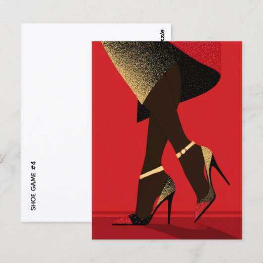 SHOE GAME #4 ポストカード (正面/裏面)