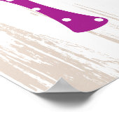 SHOE Poster Purple -ファッションポスター ポスター (角)
