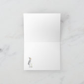 Shoebillコウノトリのグリーティングカード カード (内部)