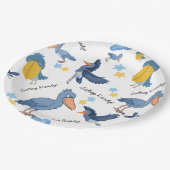 Shoebill Baby Shower Napkins ペーパープレート (アングル)