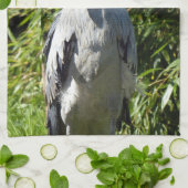 Shoebill (Balaenicepsレックス) キッチンタオル (折り畳み)