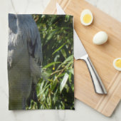 Shoebill (Balaenicepsレックス) キッチンタオル (四つ折り)