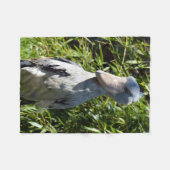 Shoebill (Balaenicepsレックス) フリースブランケット (正面(横))