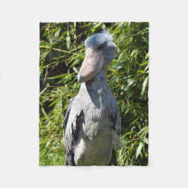 Shoebill (Balaenicepsレックス) フリースブランケット
