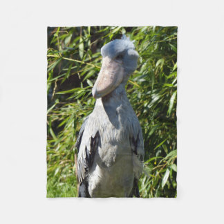 Shoebill (Balaenicepsレックス) フリースブランケット