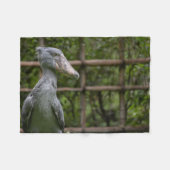 Shoebill (Balaenicepsレックス) フリースブランケット (正面(横))