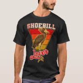 Shoebill Bird Animal Tシャツ (正面)