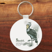 shoebill - ink キーホルダー (正面)