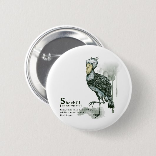 shoebill - ink 缶バッジ (正面&裏面)