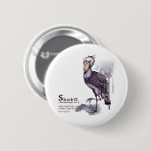 shoebill - plum 缶バッジ (正面&裏面)