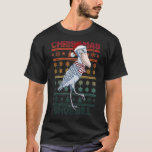 Shoebill Santa Hat醜いセーターChristmas Bird Lov Tシャツ<br><div class="desc">ショーブリーサンタハット醜いセータークリスマスバード愛好家クリスマス</div>