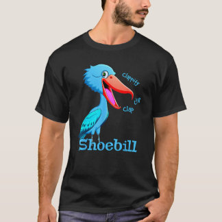 Shoebill Stork Whalebill Stork Bird  Design Tシャツ