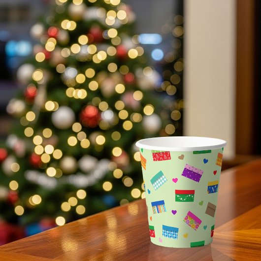 Shoebox Love Paper Cup - Green 紙コップ