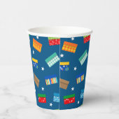 Shoebox Star Paper Cup - Blue 紙コップ (右)