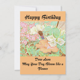 Shoeflower水彩海草フローラガーデンかわいい