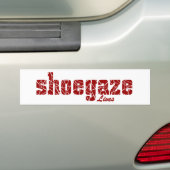 Shoegazeはバンパーステッカー住んでいます バンパーステッカー (車上)