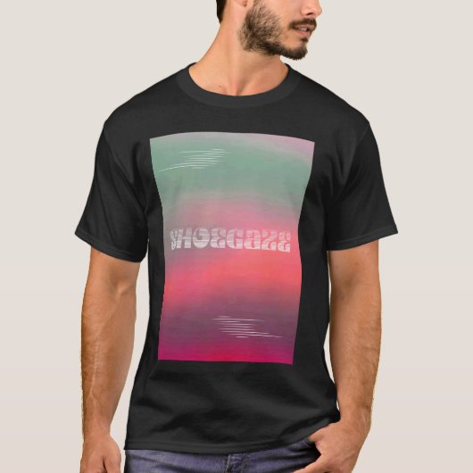 ShoeKazeアルバムカバー美的 Tシャツ (正面)