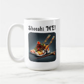 SHOESHI ME – すしユニークスニーカー コーヒーマグカップ (左)