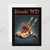SHOESHI ME – すしユニークスニーカー シーズンポストカード (正面/裏面)