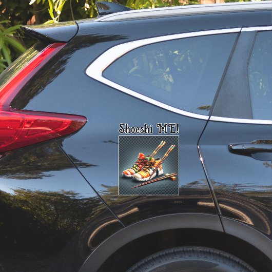 SHOESHI ME – すしユニークスニーカー シール (車体側面)