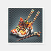 SHOESHI ME – すしユニークスニーカー スタンダードカクテルナプキン (正面)