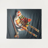 SHOESHI ME – すしユニークスニーカー タペストリー (正面(横))