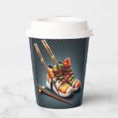 SHOESHI ME – すしユニークスニーカー 紙コップ (裏面)