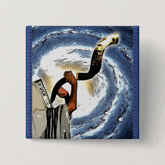 Shofarの銀河系ボタン 缶バッジ (正面)