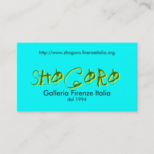 shogoro 名刺 (正面)