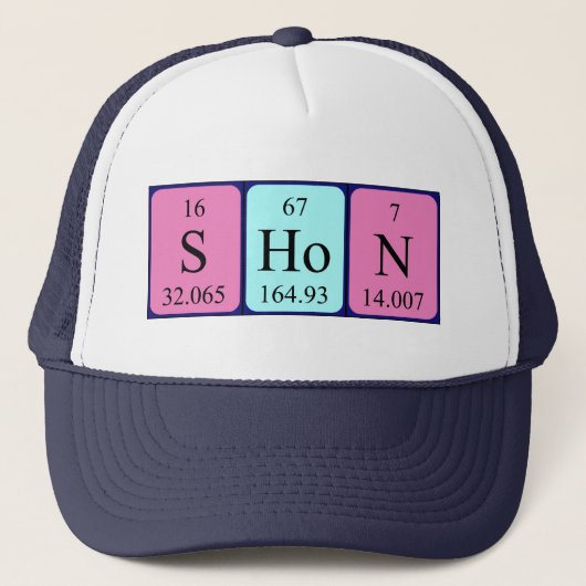Shon定期的なテーブル名hat キャップ (正面)