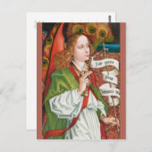 Shonghauer受胎告知エンジェルCC1182オリエ祭壇 ポストカード (正面/裏面)