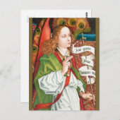 Shonghauer受胎告知エンジェルCC1184オリエ祭壇 ポストカード (正面/裏面)