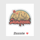 Shongopovi, Arizonaステッカー シール (シート)