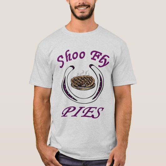ShooFlyの蹄鉄パイ基本的なティー Tシャツ (正面)