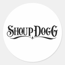 Shoop Doggステッカー ラウンドシール