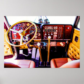 Shoot First Photography's Inside a Peterbilt 359 ポスター