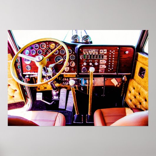 Shoot First Photography's Inside a Peterbilt 359 ポスター (正面)