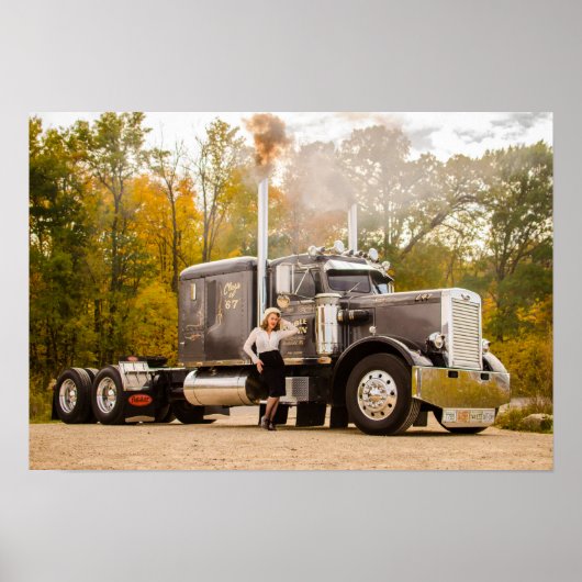 Shoot First Photography's Smokin' Peterbilt Poster ポスター (正面)