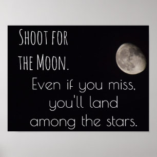 Shoot for the Moon – アートプリント ポスター