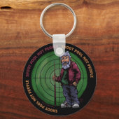 Shoot pool Not People キーホルダー (正面)