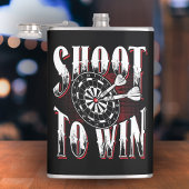 Shoot To Win Vinyl Flask 包まれた 8oz. フラスク