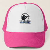 Shooter – Marksman Silhouette Premium Design  キャップ (正面)